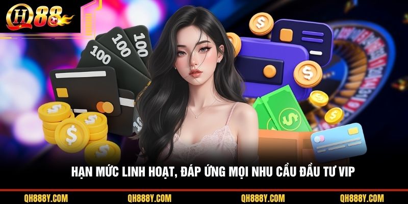 Hạn mức linh hoạt, đáp ứng mọi nhu cầu đầu tư VIP 